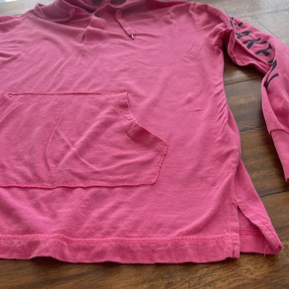 Lakegirl Pink lightweight pullover sweatshirt hoodie size small - Picture 9 of 9